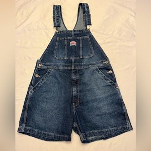 Vintage Ikeda overall shorts, size large